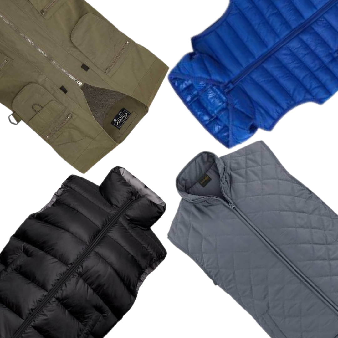 10 PIECE BODYWARMERS AA