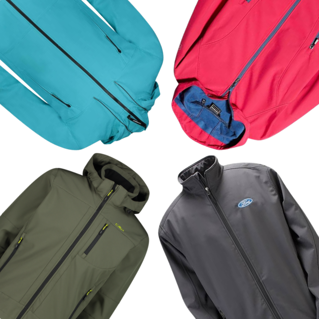 10 PIECE SOFTSHELL JACKETS AA